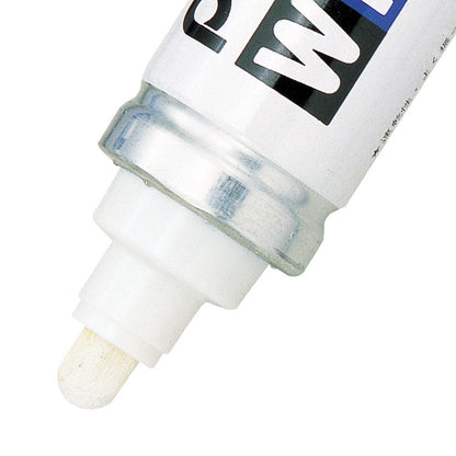 Pentel X100W Permanent Marker Bullet Tip 3.3mm Line White (Pack 12)