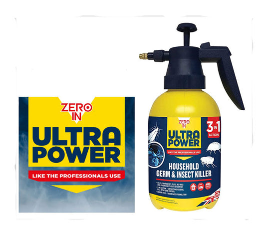 Zero-in Ultra Power Household Germ & Insect Killer 1.5 Litre (ZER550) - NWT FM SOLUTIONS - YOUR CATERING WHOLESALER